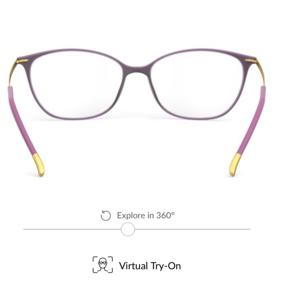 NIB Silhouette Urban Lite SPX 1590 75 4140 Blackberry Brass Frames - Picture 11 of 11